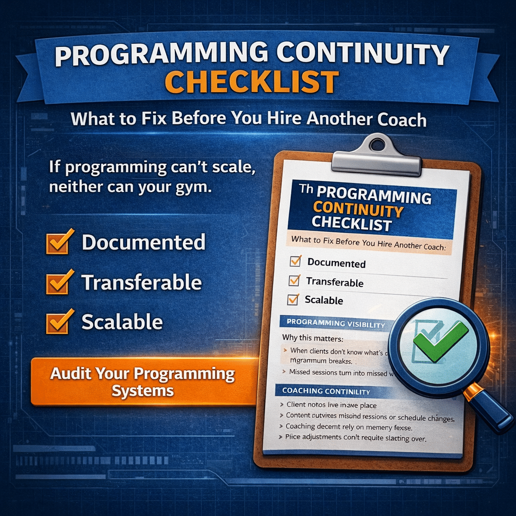 turnkey-coach_programming-continuity-check-list