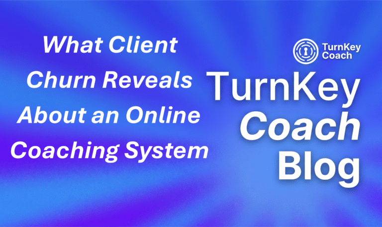 Coaching Client Churn Rate: What the Number Reveals